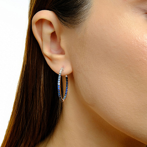 YT250564EA-W-SP/ PUR0014322 Серьги (Au 750)