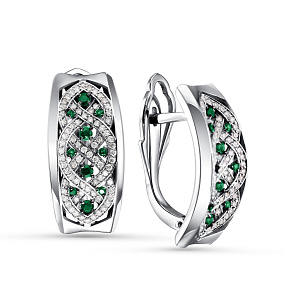 02-03102-03-010-07-04 Серьги (Au 585)