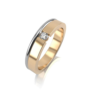 СЕ-19-1бр/бж Кольцо (Au 585)