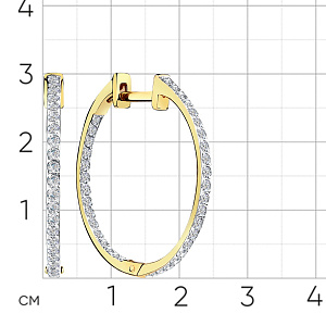 002-0785-0001-021 Серьги (Au 585)