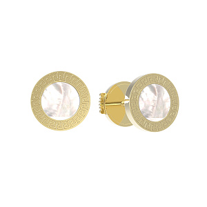 Т6-2731П-1 +серт. Серьги (Au 585)